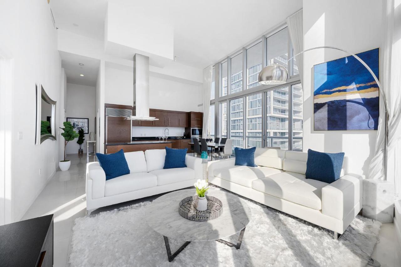 Iconic Luxurious High Ceilings Unit Brickell W Appartement Miami Buitenkant foto